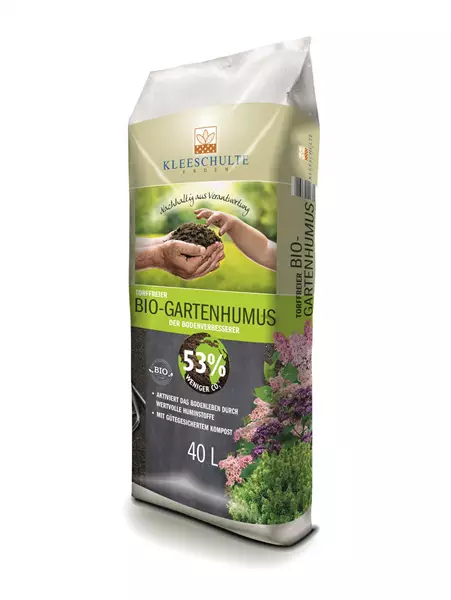 Bio Gartenhumus KLEESCHULTE Mit gütegesichertem Kompost, torffrei