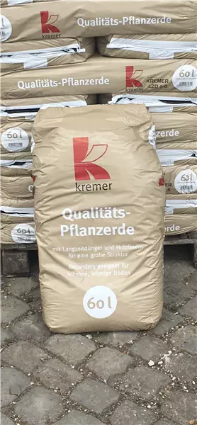 Qualitäts - Pflanzerde kremer Mit Holzfasern für bessere Wurzelatmung