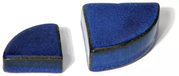 Fuß Dreieck blau Kirschke TerraDura glasiert