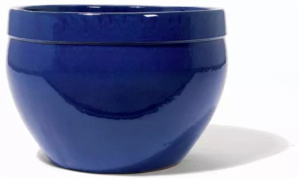 Gefäß Kyros blau Kirschke TerraDura glasiert