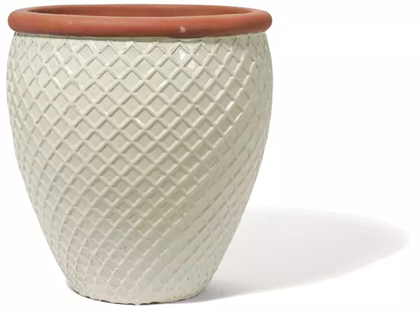 Gefäß Pond washed creme Kirschke FarmHouse TerraDura glasiert