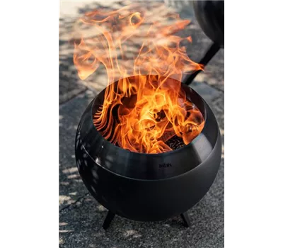Feuerkorb mit Holzvergaser-Technologie Feuerkorb mit Holzvergaser-Technologie