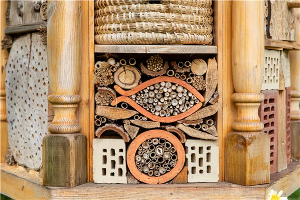 Ein Insektenhotel für fleißige Gartenhelfer selber bauen